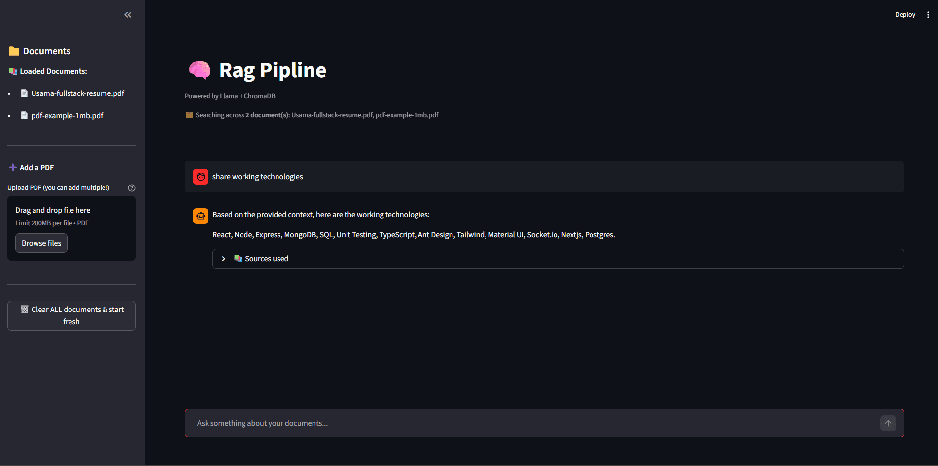 RAG Pipeline